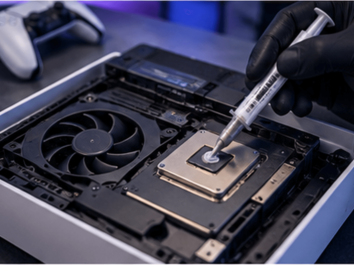 Changement de pâte thermique console - La Cabane Informatique