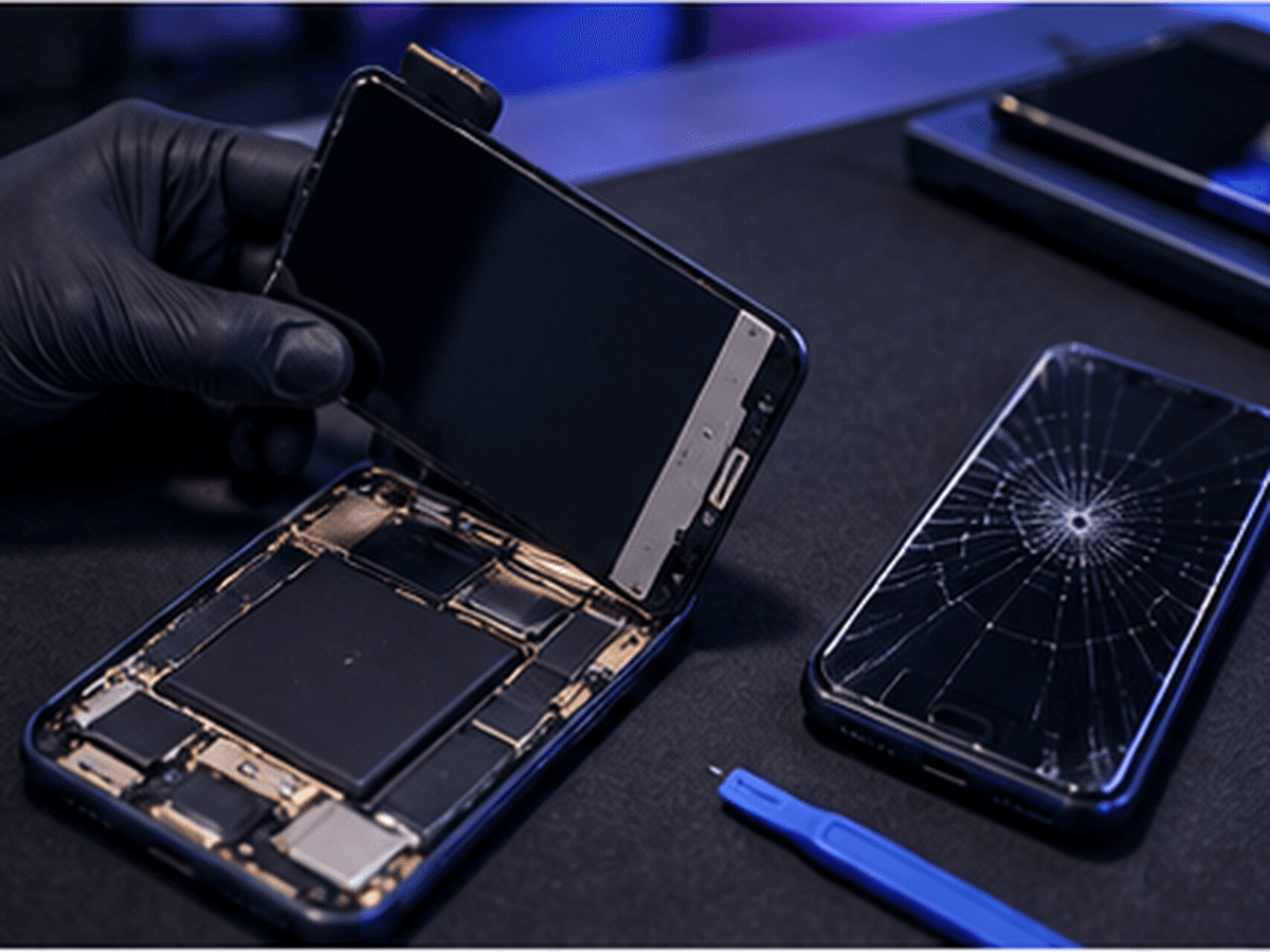 Remplacement écran téléphone - La Cabane Informatique
